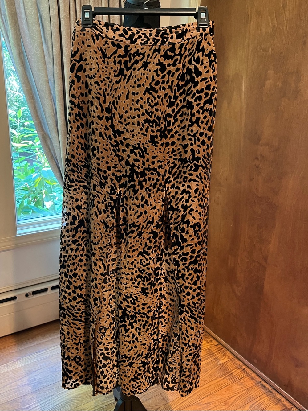 Lovers + Friends Leopard Print Maxi Skirt - Tan & Black